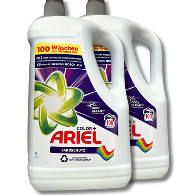 Ariel Color+ Wasmiddel 10L – 200 Wasbeurten – Duits (Multi pack)